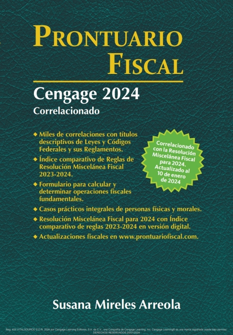 PRONTUARIO FISCAL CENGAGE 2024