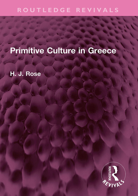 PRIMITIVE CULTURE IN GREECE