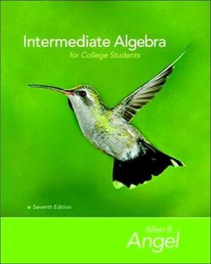 INTERMEDIATE ALGEBRA FOR COLLEGE STUDENTS7ED.