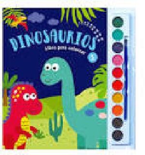 DINOSAURIOS (1) -LIBRO PARA COLOREAR- (C/ACUARELAS)