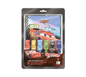 CUENTOS Y CRAYONES -DISNEY PIXAR CARS- (C/6 CRAYONES)