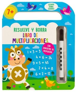 RESUELVE Y BORRA -LIBRO DE MULTIPLICACIONES- (CARTONE/INC.PLUM�N)