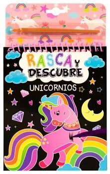 RASCA Y DESCUBRE -UNICORNIOS- (C/L�PIZ PARA RASCAR)