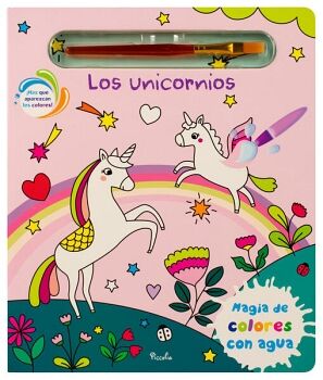 MAGIA DE LOS COLORES CON AGUA -LOS UNICORNIOS- (C/PINCEL)
