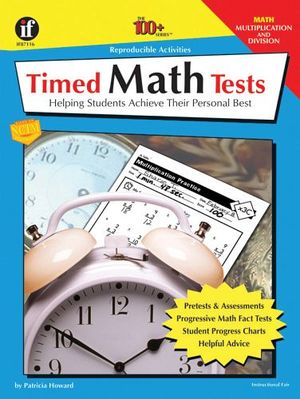 TIMED MATH TESTS MULTIPLICATION AND DIVISION