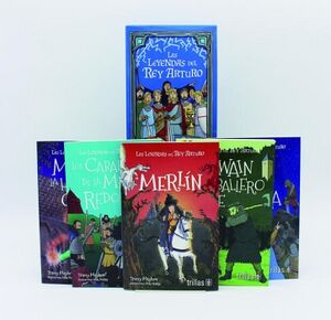 PAQUETE AZUL LAS LEYENDAS DEL REY ARTURO (C/5 LIBROS) -MERLN-