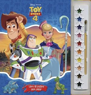 DISNEY PIXAR -TOY STORY 4- (LIBRO POSTERS P/PINTAR C/ACUARELAS)