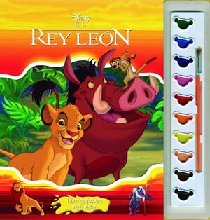 DISNEY -EL REY LEON- (LIBRO POSTERS P/PINTAR C/ACUARELAS)