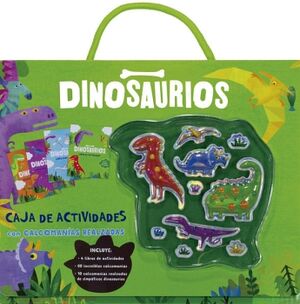 CAJA DE ACTIVIDADES -DINOSAURIOS- (C/CALCOMANAS)