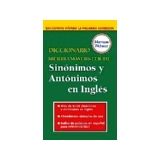 MERRIAM-WEBSTER'S SPANISH SYNONYMS SINONIMOS/ANTONIMOS EN INGLES