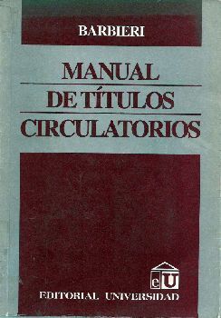 MANUAL DE TITULOS CIRCULATORIOS