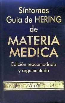 SINTOMAS GUIA DE HERING DE MATERIA MEDICA VOL.VII (EMPASTADO)