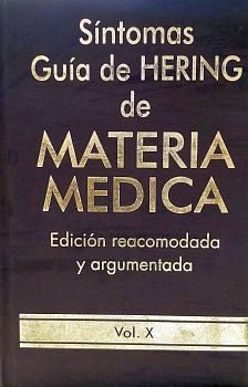 SINTOMAS GUIA DE HERING DE MATERIA MEDICA VOL.X
