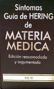 SINTOMAS GUIA DE HERING DE MATERIA MEDICA VOL.IX