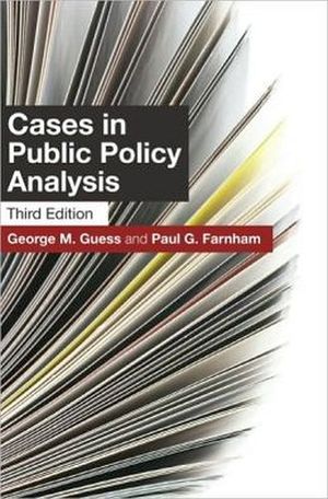 CASES IN PUBLIC POLICY ANALYSIS 3TH