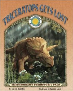 TRICERATOPS GETS LOST BOOK W/CD  -PAPERBACK-