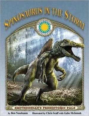 SPINOSAURUS IN THE STORM BOOK W/CD