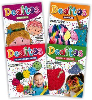 COLECCIN DEDITOS (4 MODELOS) C/U -ANIMALES/EMOCIONES/FRUTAS/FIG.