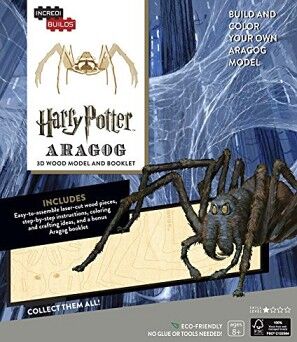 INCREDIBUILDS: HARRY POTTER ARAGOG 3D WOOD MODEL AND BOOKLET