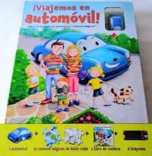 VIAJEMOS EN AUTOMOVIL! (C/1 AUTO/16 CAMINOS MAG./1 LIBRO/4 CRAYON