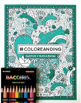 #COLOREANDING -CACTUS Y SUCULENTAS- (C/COLORES)