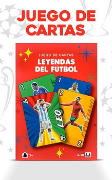JUEGO DE NAIPES -LEYENDAS DEL F�TBOL-