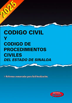 CDIGO CIVIL Y DE PROCED. CIVILES DE SINALOA 2025