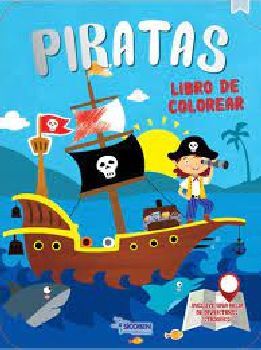COLOREO EN CASA -PIRATAS-     (LIBRO P/COLOREAR)