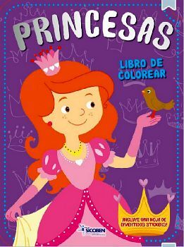 COLOREO EN CASA -PRINCESAS-   (LIBRO P/COLOREAR)