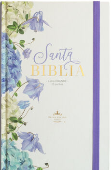 SANTA BIBLIA -FLORES LILA- (TAMAÑO MANUAL/LETRA GRANDE/EMP/CANTO)