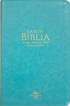 SANTA BIBLIA -CL�SICA TURQUESA- (LETRA GRANDE/CANTO DORADO)