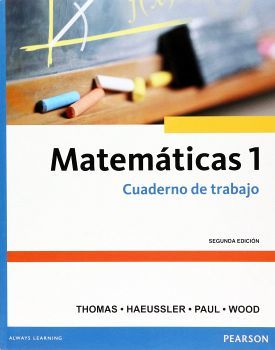 MATEMATICAS 1 2ED. CUADERNO DE TRABAJO