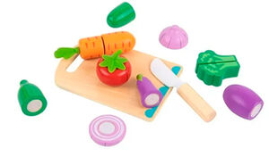 JUEGO DE CORTAR VERDURAS -CUTTING VEGETABLES- (C/16 PZS.)