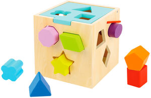 CUBO DE ACTIVIDADES FORMAS -SHAPE SORTER- (C/13 PZS.)