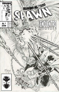 SPAWN #298 -PORTADA B METALIZADA-