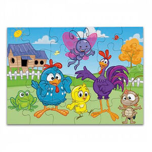 GALLINA PINTADITA ROMPECABEZAS PIEZA GIGANTE -MIS AMIGOS- (24 P.)