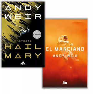 PAQUETE ANDY WEIR (C/2 LIBROS) -PROYECTO HAIL MARY/EL MARCIANO-