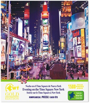 ROMPECABEZAS -NOCHE EN EL TIME SQUARE NUEVA YORK, USA- (C/1500 PI