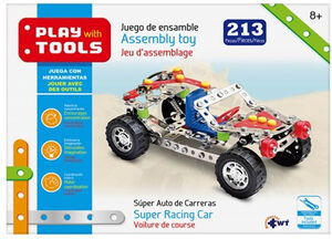 JUEGO DE ENSAMBLE -SUPER AUTO DE CARRERAS- (PLAY WHIT TOOLS)