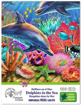 ROMPECABEZAS -DELFINES EN EL MAR/DOLPHINS- (C/500 PIEZAS)