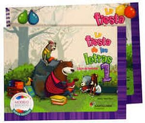 KIT LA FIESTA DE LAS LETRAS 1 PREESC. (C/2 LIBROS EJERC./LECT.)