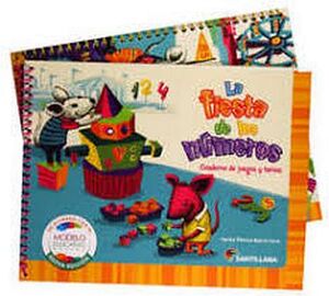 KIT LA FIESTA DE LOS NMEROS 3 PREESC. C/2 LIBROS -LIBRO/CUADERNO