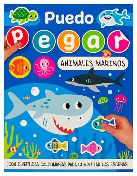 LIBRO INFANTIL PUEDO PEGAR: ANIMALES MARINOS