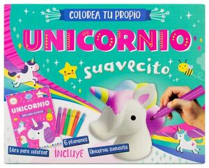 LIBRO Y FIGURA PARA COLOREAR: COLOREA TU PROPIO UNICORNIO SUAVECITO