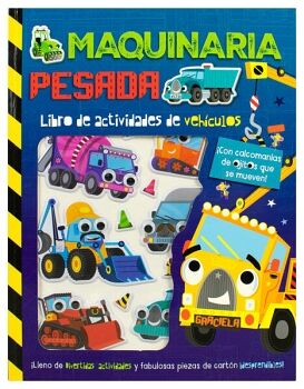 LIBRO INFANTIL DE ACTIVIDADES: MAQUINARA PESADA