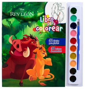 DISNEY: EL REY LEN (LIBRO PARA COLOREAR)