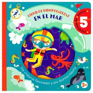 LIBRO INFANTIL DE ROMPECABEZAS: EN EL MAR
