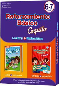 REFORZAMIENTO BASICO -COQUITO- 6/7AOS PACK C/2 LIBROS