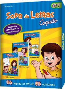 SOPA DE LETRAS -COQUITO- 6/7AOS PACK C/3 LIBROS (SERIE 1)