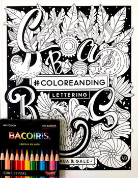 #COLOREANDING -LETTERING- (BLANCO Y NEGRO) (C/COLORES)